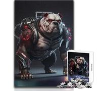 Rompecabezas Cyber Bulldog de 1000 Piezas para adultosActividad cognitiva de Aprendizaje lúdicoRegalo sorpresas alegresTamaño 38x52cm