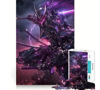 Rompecabezas Cyberrobotic Samurai de 1000 Piezas para Adolescentes Juguete de razonamiento y Desarrollo de Habilidades, sin estrés, Corte preciso, Regalo Encantador 50x75cm