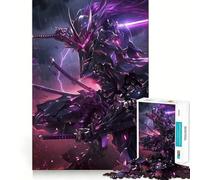 Rompecabezas Cyberrobotic Samurai de 1000 Piezas para Adolescentes Juguete de razonamiento y Desarrollo de Habilidades, sin estrés, Corte preciso, Regalo Encantador 38x52cm