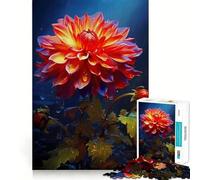 Rompecabezas Dalia Mística Fantasía para Adolescentes 1000 Piezas Juguete de Lógica Fina Suave Relajante Bordes Limpios Regalo Premium (38x26cm)