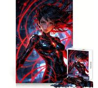 Rompecabezas Dark Enigma Warrior de 1000 Piezas Juego Relajante para aliviar la ansiedad Un desafío Divertido para el hogar (50x75cm)