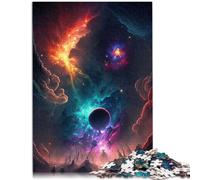 Rompecabezas de 1.000 piezas para adultos: colapso de los planetas juego estimulante con piezas de formas aleatorias totalmente encajables 26 x 38 cm