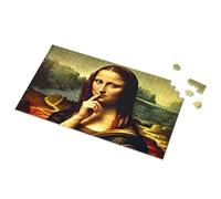 Rompecabezas de 100 piezas para niños de Leonardo Da Vinci'S Mona Lisa: A Mysterious Smile Picture Puzzle de 1000 piezas, juguetes para niñas (300 piezas)