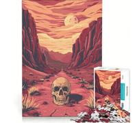 Rompecabezas de 1000 Calaveras del Valle de la Muerte, decoración de Pared de Juguete, desafío difícil, cumpleaños y Navidad 38x52cm