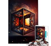 Rompecabezas de 1000 Cubos futuristas Juegos educativos desafío de Juego Educativo Juguete Excelentes Regalos y Juguetes para Pasar el Tiempo en casa Durante Las Vacaciones (tamaño 50x75cm)