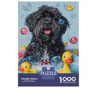 Rompecabezas De 1000 Piezas A Bouvier Des Flandres Dog Rompecabezas para Adultos Juego De Ingenio Análisis Y Lógica Cumpleaños 52x38cm/1000pcs