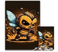 Rompecabezas de 1000 Piezas Abeja, pequeño Guerrero, Rompecabezas Imposible para Adultos, Actividad Familiar, Rompecabezas, decoración del hogar, Regalo navideño, 50x75cm (19,68x29,52 Pulgadas)