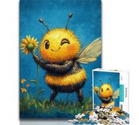 Rompecabezas de 1000 Piezas Abejita para Adultos y Adolescentes colección de Artistas Bellas Artes para Mayores de 14 años (26x38cm)