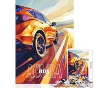 Rompecabezas de 1000 Piezas Acura RDX SUV Juguetes para decoración del hogar Gran Regalo Juegos educativos con póster a Juego y Hoja de Trivia tamaño 50x75cm