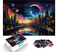 Rompecabezas de 1000 piezas Adultos, Ciudad, Juguete Educativo Intelectual Descomprimiendo, Excelente Regalo de Juegos, 19.7 pulgadas x 29.5", Adecuado para Adolescentes de 14 Años y Más.