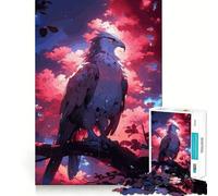 Rompecabezas de 1000 Piezas Águila Celestial Etérea Corte Exacto Arte Juego Creativo para Mentalidad Tiempo de Juego Relajante Regalo de Cumpleaños y Afición (38x26cm)