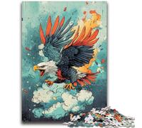 Rompecabezas de 1000 Piezas Águila en Las Nubes Ayuda al Cerebro a ejercitar Juguetes adictivos para Cultivar la Paciencia Decoración 26x38cm