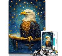 Rompecabezas de 1000 Piezas Águila Estelar para Adultos y Adolescentes, Toda la Familia (38x26cm)