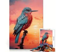 Rompecabezas de 1000 Piezas Amanecer de pájaros sobre el río para Adolescentes Ideal para ejercitar la Mente, Disfrutar de un Momento de Paz y Relajarse Bordes definidos (50x75cm)