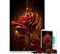 Rompecabezas de 1000 Piezas Amor Ardiente V con Corte Limpio,decoración,Juego Mental,Regalo,Tiempo de Juego Tranquilo,Actividad de cumpleaños (50x75cm)