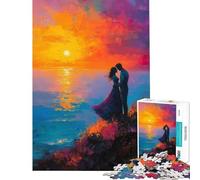 Rompecabezas de 1000 Piezas Amor en Verano para cumpleaños Navidad Pero también un Divertido y humorístico Juego Familiar para Mayores de 14 años (38x26cm)