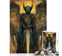 Rompecabezas de 1000 Piezas Ángel Guardián Juego Educativo Juguete Difícil Decoración de Pared Mejorando el Amor Entre Parejas (38x52cm)