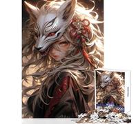 Rompecabezas de 1000 Piezas: Ángel Samurái Juguete Educativo Regalo de cumpleaños Juego práctico con póster a Juego y Hoja de Trivia (tamaño 38x26cm)