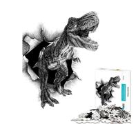 Rompecabezas de 1000 Piezas Angry Dino difícil y desafiante Juego práctico para Mayores de 14 años 38x26cm