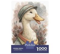 Rompecabezas De 1000 Piezas Anthropomorphic Duck in Autumn Attire Rompecabezas para Adolescentes Juego De Ingenio Regalos para Mujeres Cumpleaños Y Navidad 70x50cm/1000pcs