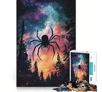 Rompecabezas de 1000 Piezas Araña en el Cielo Nocturno para Adolescentes Juguete para ejercitar la Mente Tiempo de relajación Diseño artístico de Corte preciso 50x75cm