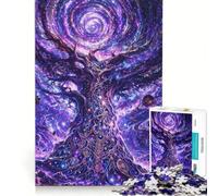 Rompecabezas de 1000 Piezas Árbol de la Vida Juguete Educativo desafiante de completar cumpleaños y Navidad 38x26cm