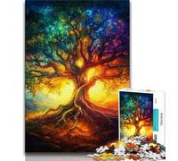 Rompecabezas de 1000 Piezas Árbol de la Vida para Adultos y Adolescentes Ideal como Juego Educativo colección de Juguetes para Artistas Bellas Artes (26x38cm)