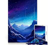 Rompecabezas de 1000 Piezas Arctic Aurora Pixel Art para Adolescentes: Ejercicio Mental, relajación, Cierre Seguro, Bonito Regalo (38x26cm)