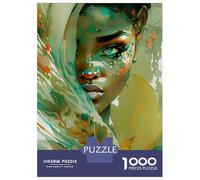 Rompecabezas De 1000 Piezas Art Nouveau Anime Dryad Rompecabezas para Adultos Juego De Ingenio Análisis Y Lógica Cumpleaños 38x26cm/1000pcs