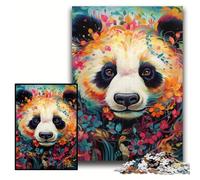 Rompecabezas de 1000 Piezas Art Panda, cumpleaños, Navidad, Halloween, Acción de Gracias, Pascua, tamaño 50x75cm.