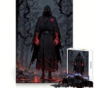 Rompecabezas de 1000 Piezas Asesino de Sangre - Guerrero de Las Sombras Carmesí para Adultos Un desafío para el Pensamiento Entretenimiento Casual Corte preciso Regalo sincero (50x75cm)