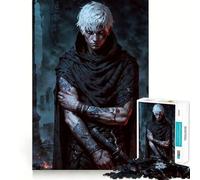 Rompecabezas de 1000 Piezas Asesino Revenant Tatuado para Adolescentes Juguete para desafiar la Mente Pasatiempo Relajante Corte preciso Regalo Encantador 38x52cm