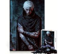 Rompecabezas de 1000 Piezas Asesino Revenant Tatuado para Adolescentes Juguete para desafiar la Mente Pasatiempo Relajante Corte preciso Regalo Encantador 38x52cm