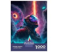 Rompecabezas De 1000 Piezas Astronaut Mystical Worlds Rompecabezas para Adultos Juegos Familiares Ensamblaje De Patrones Cumpleaños Y Navidad 52x38cm/1000pcs