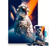 Rompecabezas de 1000 Piezas Astronauta Caminante Espacial para Adultos y Adolescentes Juguete Mental para Relajarse y calmar Regalo de Primera Calidad 38x26cm