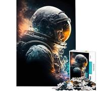 Rompecabezas de 1000 Piezas Astronauta durmiendo Juego práctico y Divertido para Cultivar la Paciencia Regalos artísticos para la decoración del hogar Tamaño 38x52cm