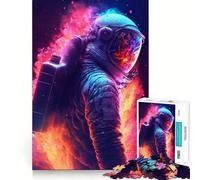 Rompecabezas de 1000 Piezas Astronauta en el Espacio,Corte sin Costuras,Juego Creativo,Juguete,Juego Casual,Navidad,Ocio,Arte (38x26cm)