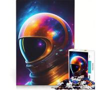 Rompecabezas de 1000 Piezas: Astronauta, Galaxia, Espacio, Juego práctico, Entrena tu Cerebro y Tus Manos, cumpleaños y Navidad 50x75cm