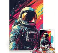 Rompecabezas de 1000 Piezas Astronauta Pop Art, Juego práctico, Interacción Entre Padres e Hijos, Colección de Artistas, Bellas Artes 38x52cm