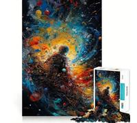 Rompecabezas de 1000 Piezas Atrapado en el Infinito, Corte preciso, Divertido desafío Mental, Juguete, Juego para el Tiempo de Descanso, Juego de cumpleaños, Arte, Juego (38x26cm)