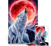 Rompecabezas de 1000 Piezas Aullido de Lobo para divertirte y estimular tu Mente Componentes Resistentes y de fácil Limpieza Ideal para Momentos de Tranquilidad y para ejercitar la Mente en casa