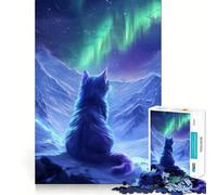 Rompecabezas de 1000 Piezas Aurora Boreal para Adultos, Juguete Que desafía la Mente, para una escapada Tranquila, colección Art Collection (38x26cm)