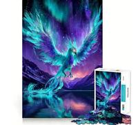 Rompecabezas de 1000 Piezas Aurora Seraphim Phoenix Flawless Fit Art,Actividad de Juego Inteligente,Juego Divertido para el Tiempo Libre,Regalo de cumpleaños 38x52cm