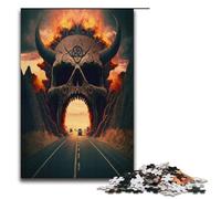 Rompecabezas de 1000 Piezas Autopista al Infierno para Adultos Rompecabezas de Madera Juegos Familiares 1000 Piezas (38 x 26 cm)