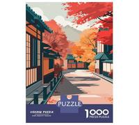 Rompecabezas De 1000 Piezas - Autumn in Japan Rompecabezas Juego De Ingenio Decoración De Pared Oferta como Regalos para Toda La Familia 38x26cm/1000pcs