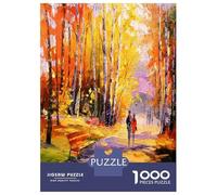 Rompecabezas De 1000 Piezas - Autumn Walk Rompecabezas Juego De Ingenio Decoración De Pared Oferta como Regalos para Toda La Familia 52x38cm/1000pcs