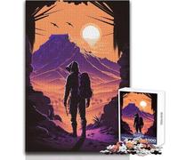 Rompecabezas de 1000 Piezas Aventura del Explorador del Desierto para Adultos y adolescentesJuego Creativo de resolución de problemasIdea de Regalo Memorable y conmovedoraTamaño 38x52cm