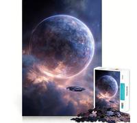 Rompecabezas de 1000 Piezas Aventura Espacial para Adultos y Adolescentes Juego Mental para Relajarse Corte preciso 38x52cm