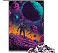 Rompecabezas de 1000 Piezas Aventurero Espacial para Adolescentes Interacción Entre Padres e Hijos Que Reduce el estrés (50x75cm)