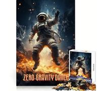 Rompecabezas de 1000 Piezas Baile de Gravedad Cero para Adolescentes Mejora la Memoria y relájate fácilmente navideño (50x75cm)